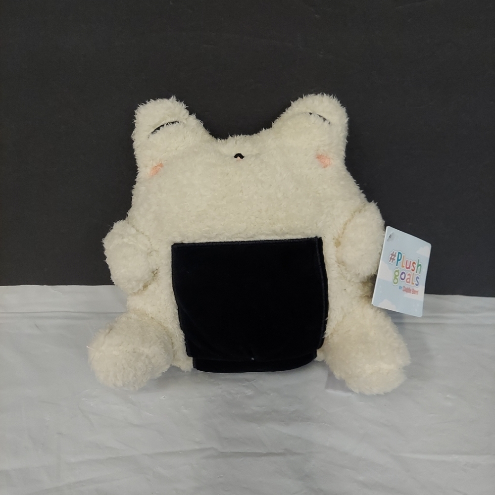 Plush Goals Cuddle Barn Riceball Wawa Frog Plush Stuffed Animal NWT
